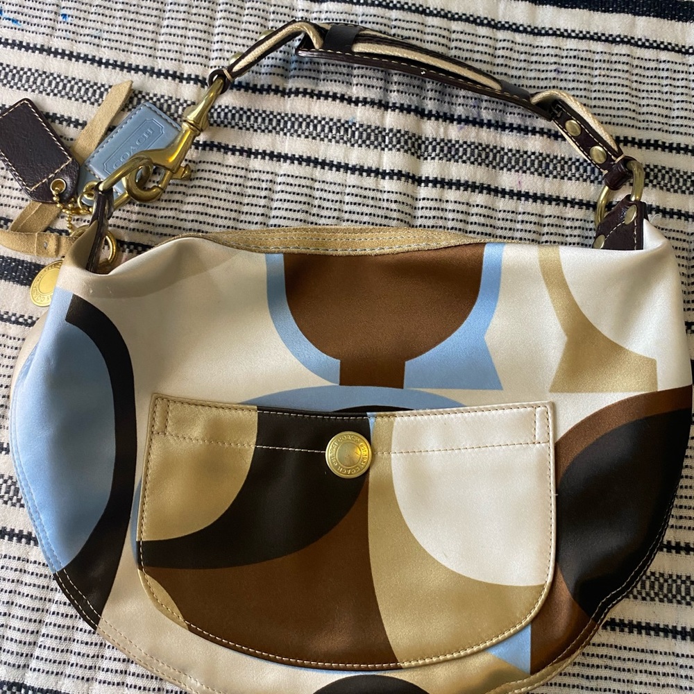 Coach Hamptons Soho Scarf Print